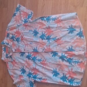 NWT Mens Tropical,Hawaiian Print Shirt, Sz S. MSRP $45.00